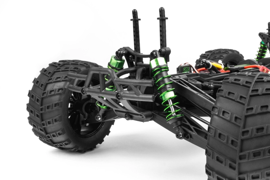 BAZAR-RC auto KAVAN GRT-10 Thunder Brushless 2,4 GHz 4WD Monster Truck 1:10, modrá