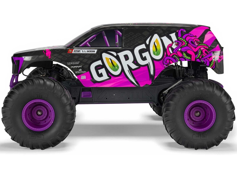 RC auto Arrma Gorgon 1:10 Smart RTR, fialové