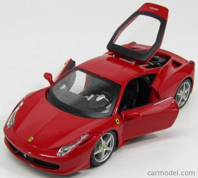 Bburago Ferrari 458 Italia 8c 2009 1:24 Red