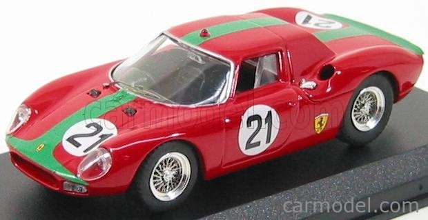 Najlepší model Ferrari 250 Lm Monza 1966 N 21 De Siebenthal 1:43 Red