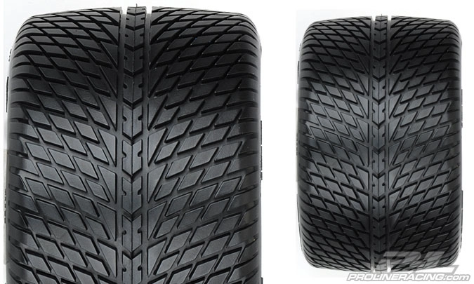 Road Rage 3.8" (Traxxas Style Bead) silniční profil gumy, nalepené