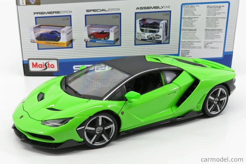 Maisto Lamborghini Centenario Lp770-4 2016 1:18 zeleno-čierna