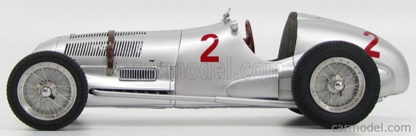 Cmc Mercedes benz F1 W125 N 2 Gp Donington 1937 H.lang 1:18 Strieborný