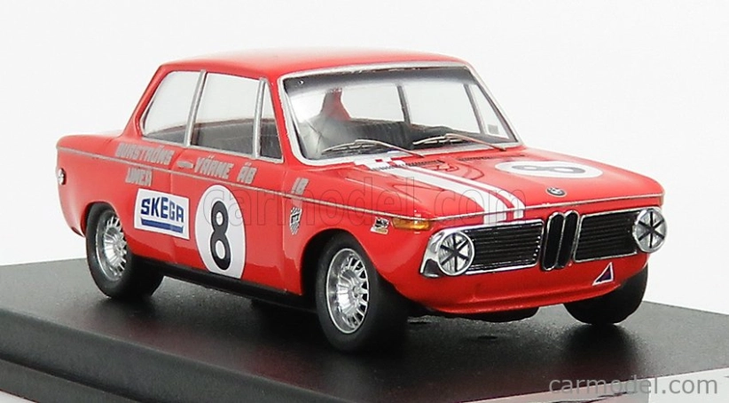 Trofeu BMW 2002 Ti N 8 Rally Mantorp Park 1970 I.burstrom 1:43 Red
