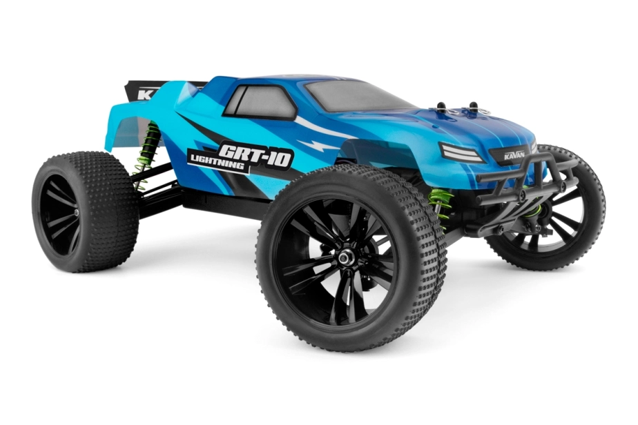 BAZAR-RC auto KAVAN GRT-10 Lightning 2,4 GHz 4WD Truggy 1:10, modrá