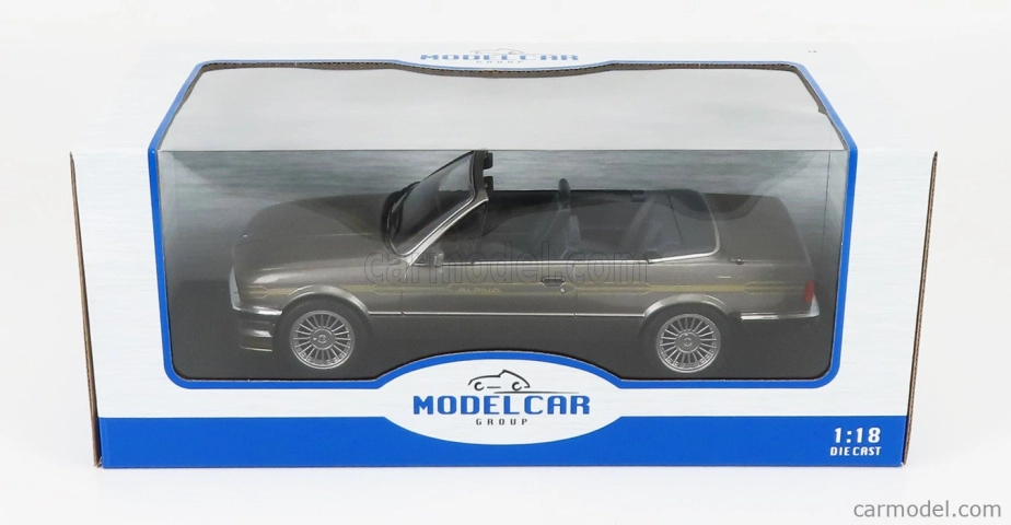 Mcg BMW radu 3 (e30) Alpina C2 2.7 Cabriolet 1989 1:18 Sivá