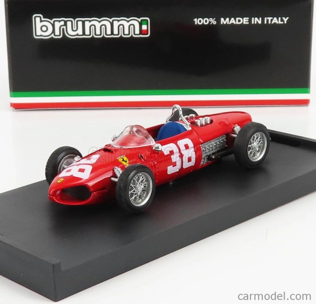 Brumm Ferrari F1 156 N 38 3rd Monaco Gp Phil Hill 1961 World Champion 1:43 Red