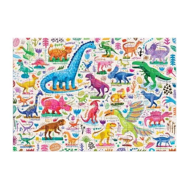 Mudpuppy Puzzle Mighty Dinosaurs 100 dielikov