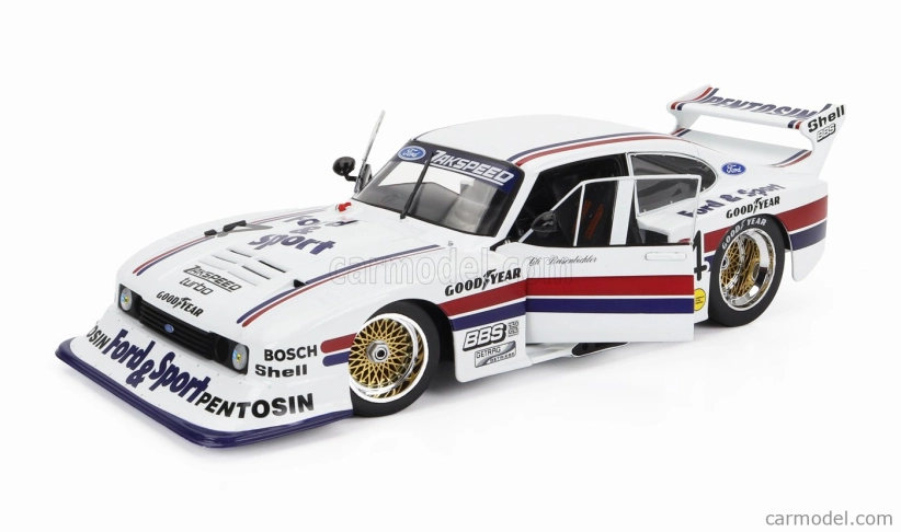 Werk83 Ford england Capri Turbo Gr.5 Zakspeed N 4 Drm 1982 Lili Reisenbichler 1:18 Biela červená modrá