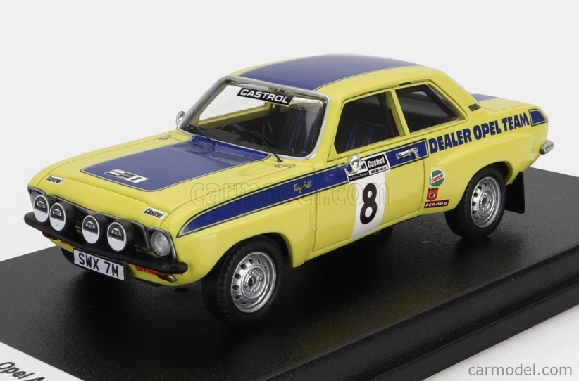 Trofeu Opel Ascona (night Version) N 8 Rally Welsh 1974 T.fall - M.broad 1:43 Žlutá Modrá