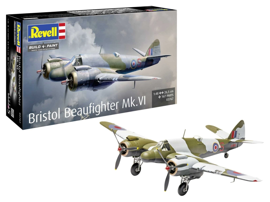 Plastic ModelKit letadlo 03767 - Bristol Beaufighter Mk. VI (1:48)