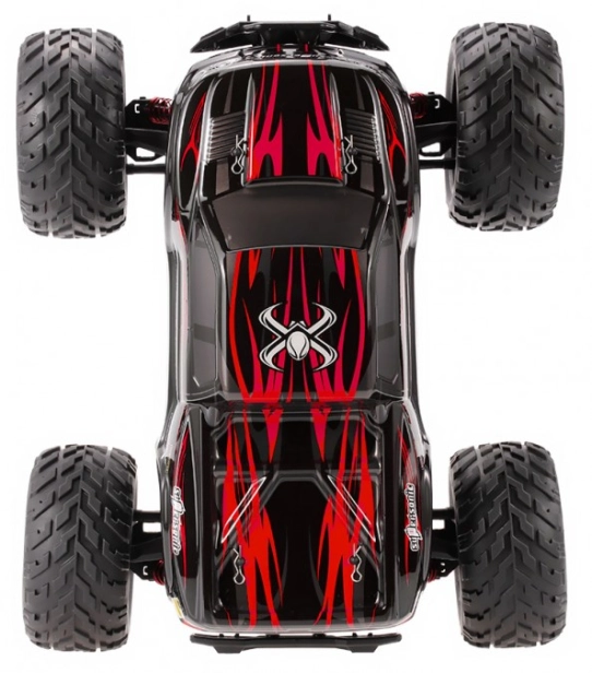 RC auto X9115 Challenger monster inovovaná verzia, červená + náhradná batéria