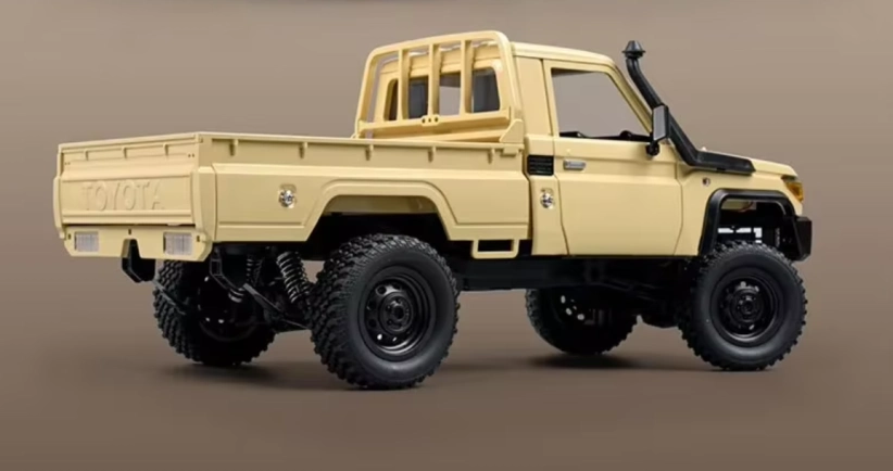 RC auto Land Cruiser Toyota, béžová + náhradní baterie