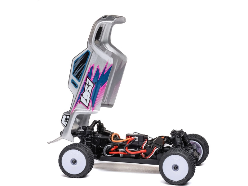 BAZAR – RC auto Losi Micro-T 1:28 RTR, biele