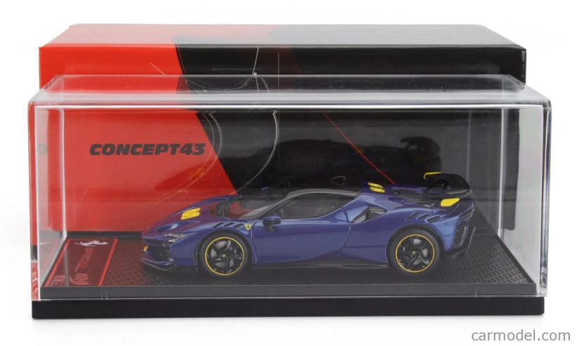 Bbr-models Ferrari Sf90 Xx Stradale 2024 1:43 Blu Tour De France - modrá čierna žltá
