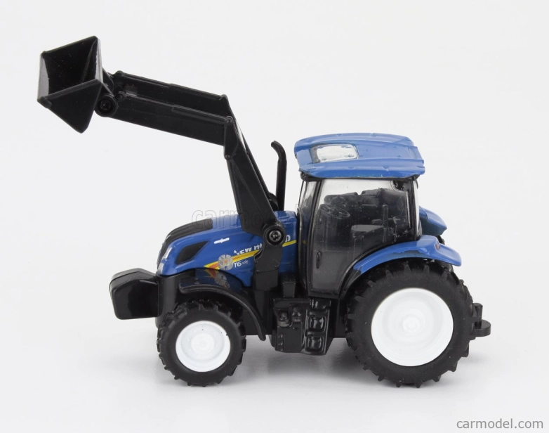 Newray Iveco fiat Daily Roll-off Pianale 2023 With New Holland T6.175 Tractor 1:36 Žlutá Modrá Černá