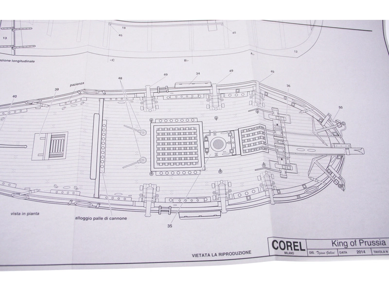 COREL King of Prussia 1777 1:42 kit