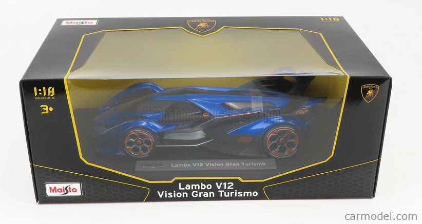 Maisto Lamborghini Lambo V12 Vision Gt N 63 Gran Turismo 2020 1:18 Blue Met