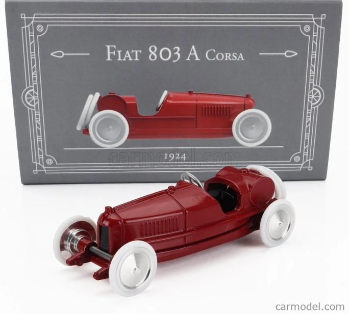 Officina-942 Fiat 803a Spider Corsa 1924 1:43 Červená