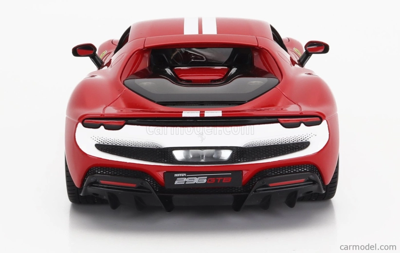Bburago Ferrari 296 Gtb Assetto Fiorano 2022 1:18 červeno-biela