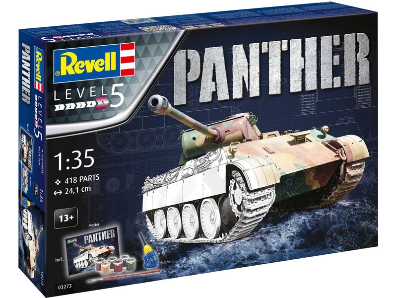 Revell Panther Ausf. D (1:35) (darčeková súprava)