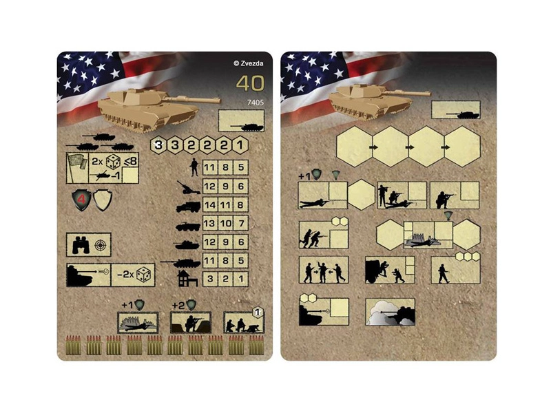 Zvezda Snap Kit – Abrams M1 A1 (1:100)
