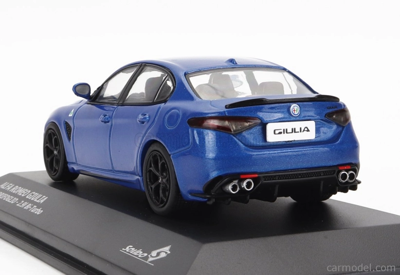 Solido Alfa romeo Giulia Quadrifoglio 2016 1:43 Modrá