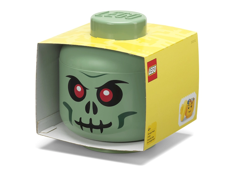 LEGO úložná hlava velká - zombie