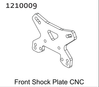 1210009 - Alu Front Shock Tower - Buggy