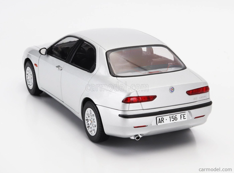 Mitica-diecast Alfa romeo 156 2.0 Twin Spark 1997 - Black Interior 1:18 Silver 612