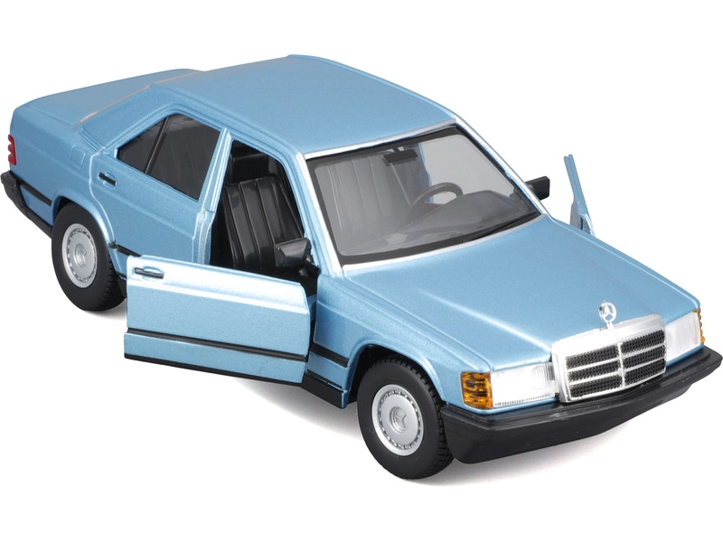Bburago Mercedes benz 190e 1984 1:24 Diamantově Modrá