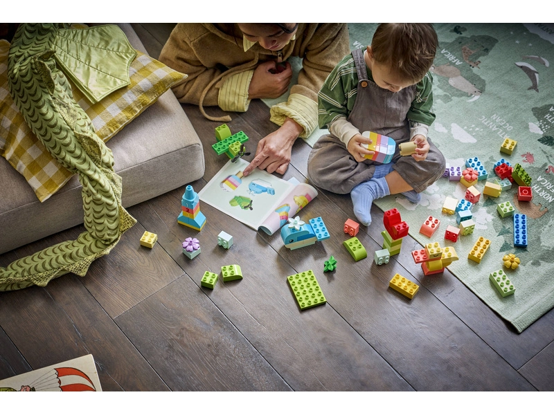 LEGO DUPLO - Barevný kreativní box s kostkami