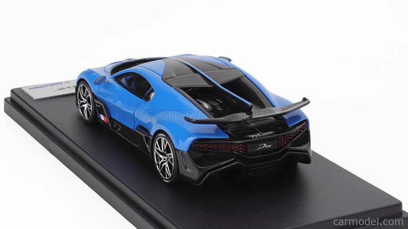 Looksmart Bugatti Divo 2020 1:43 Francouzská Závodní Modrá Lesklá Černá