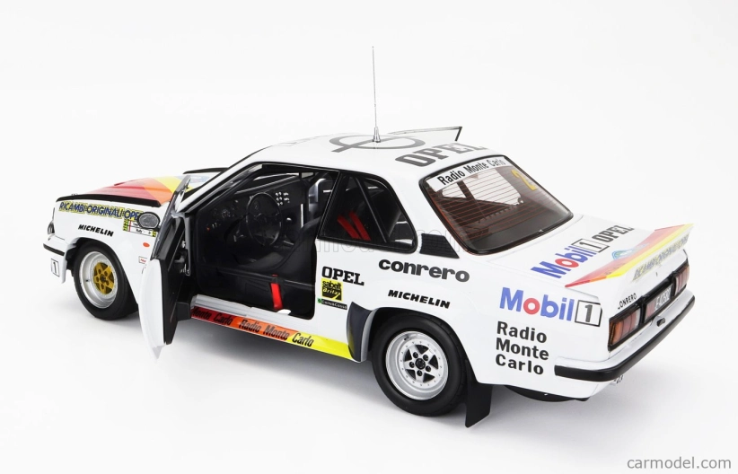 Sun-star Opel Ascona 400 Rally (night Version) N 2 Winner Rally Costa Brava 1982 Tony Fassina - Rudy 1:18 Bílá Červená Oranžová