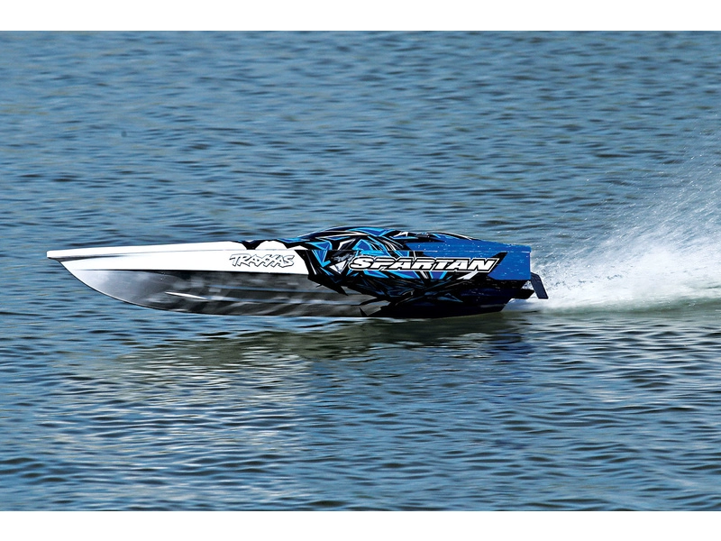 RC loď Traxxas Spartan TQi RTR, ružová