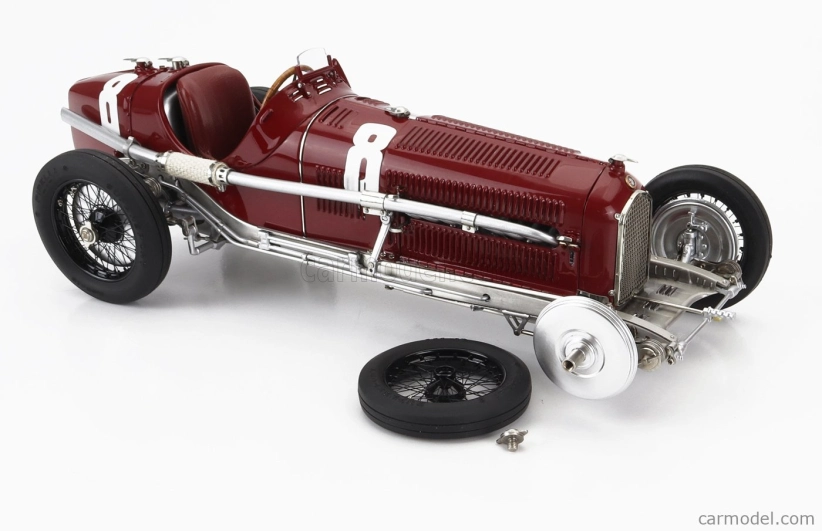 Cmc Alfa romeo F1 P3 N 8 Winner Italy Gp 1932 Tazio Nuvolari 1:18 Red