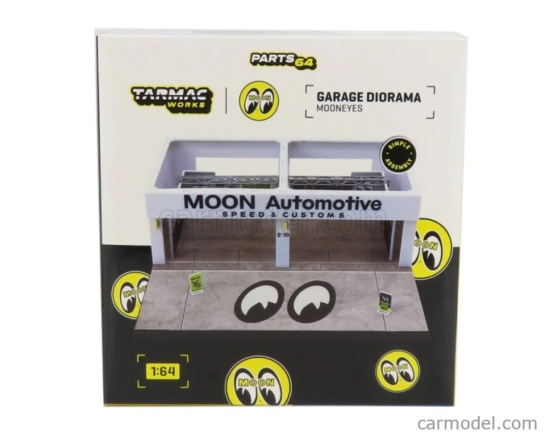 Tarmac Accessories Diorama Moon Automotive Speed & Custom Garage Officina 1:64 /