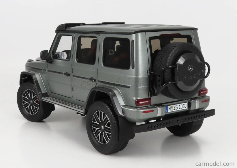 Nzg Mercedes benz G-class 4x4² 2022 1:12 Platina Stříbro Met