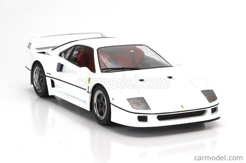 Kk-scale Ferrari F40 1987 - Personal Car Sultan Of Brunei 1:18 Bílá