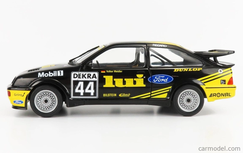 Solido Ford england Sierra Rs500 Cosworth N 44 24h Nurburgring 1989 V.weidler 1:18 Black Yellow