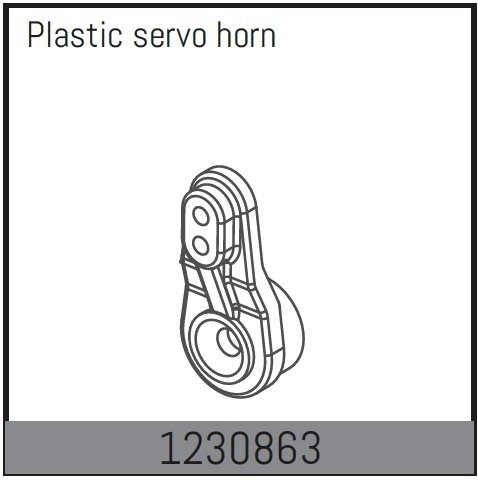 1230863 - Plastic Servo Arm