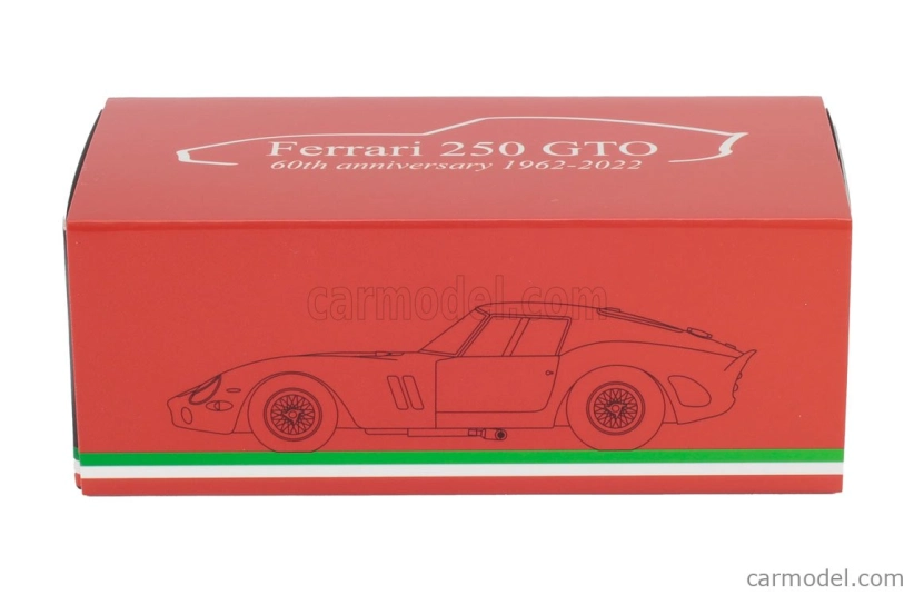 Brumm Ferrari 250 Gto Coupe Prova Modena 1962 1:43 Červená