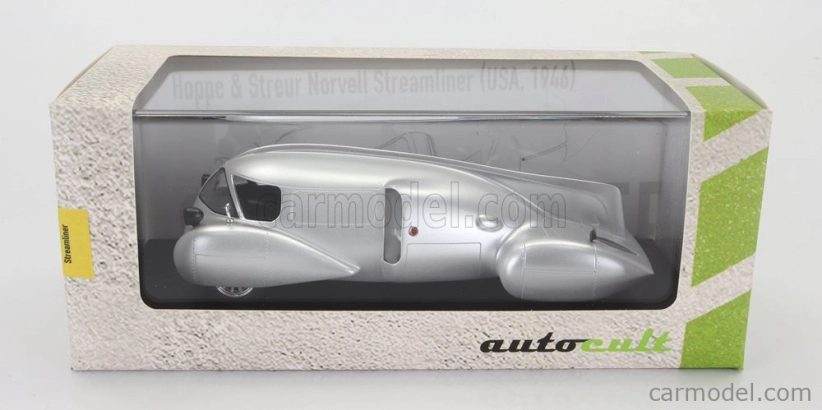 Autocult Hoppe & streur Norell Streamliner Usa 1946 1:43 Silver