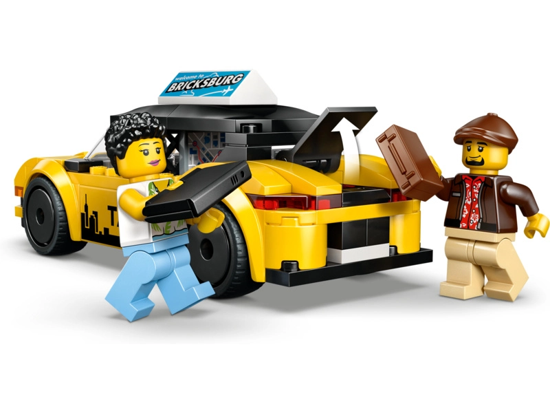 LEGO City - Žltý taxík