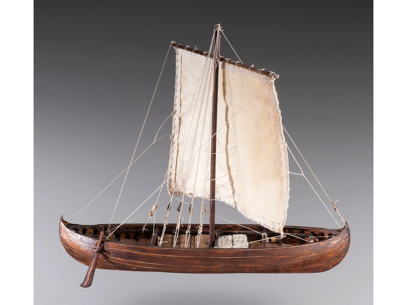 Dušek vikingská loď Knarr 1:72 kit