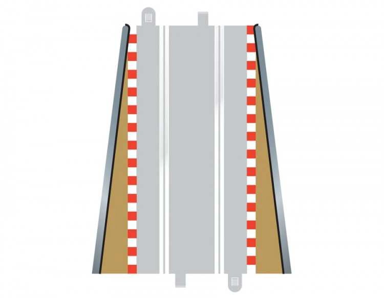 Rozšíření trati SCALEXTRIC C8233 - Lead In Lead Out Border Barrier