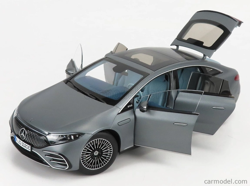 Nzg Mercedes benz Eqs Amg Line (v297) 2022 1:18 Selenit Grey Met