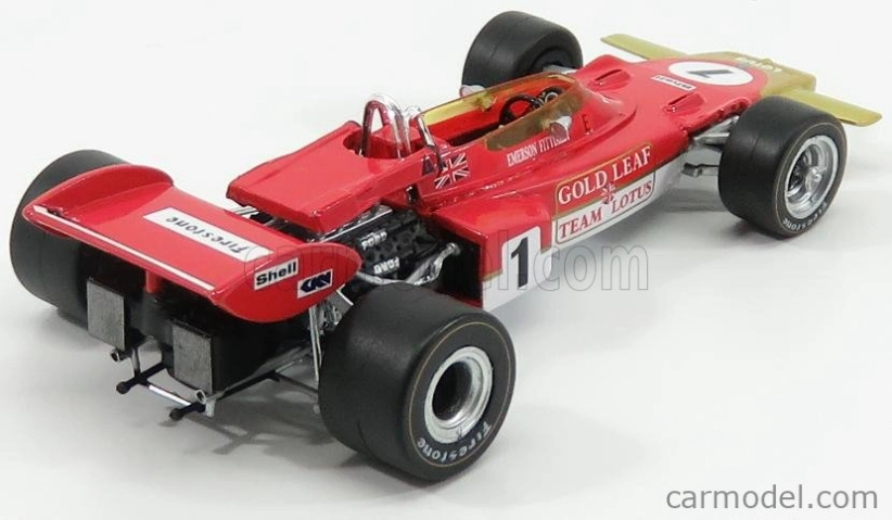 Quartzo Lotus F1  72d Team Lotus N 1 French Gp 1971 E.fittipaldi 1:43 Červené Zlato