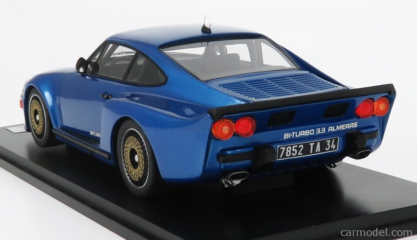 Kess-model Porsche 911 930 Biturbo 3.3 Almeras 1993 1:18 Blue Met