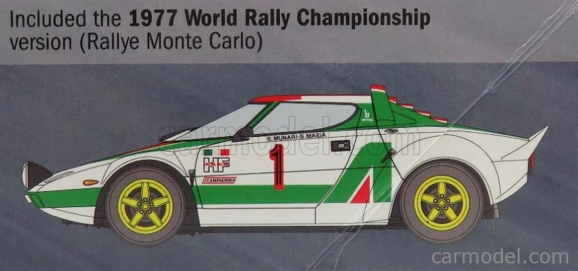 Italeri Lancia Stratos Hf Alitalia N 1 Winner Rally Montecarlo 1977 S.munari - S.maiga + Stratos Hf Street Version 1974 1:24 /